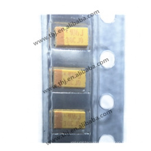 Tantalum Capacitor Solid 10uF 6.3V A CASE 20% Inward L SMD 3216-18 4 Ohm 125C T/R  RoHS TAJA106M006RNJ